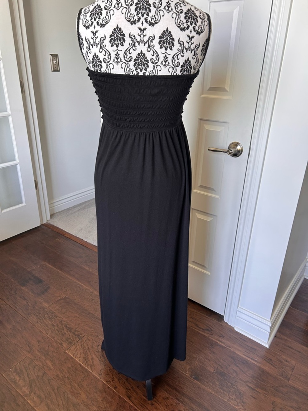 Xhilaration Sz L tube top tshirt maxi dress - Picture 3 of 7